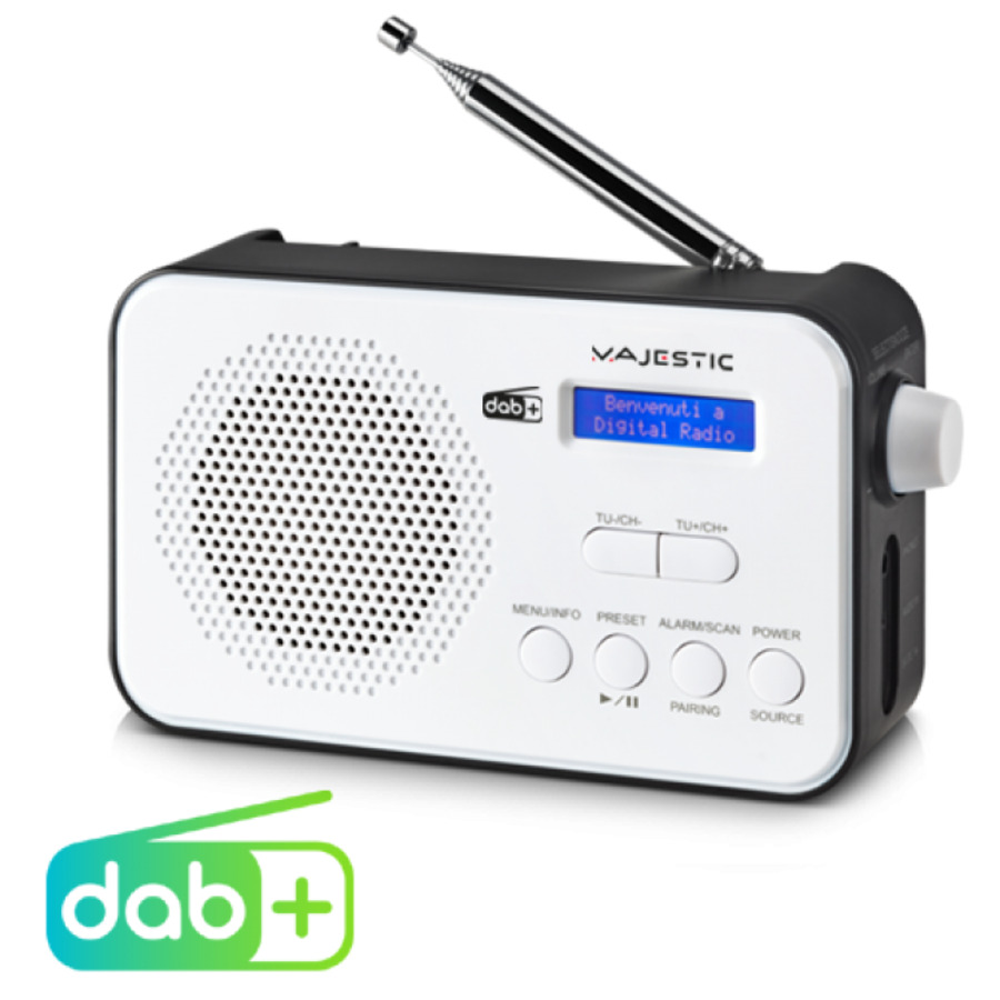 MAJESTIC RADIO PORTATILE DAB/DAB+/FM BK