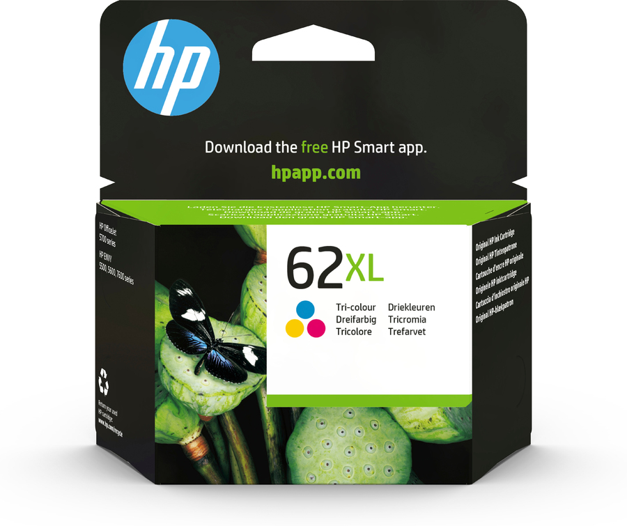 HP C2P07AE N62XL INK JET TRI-COLOR