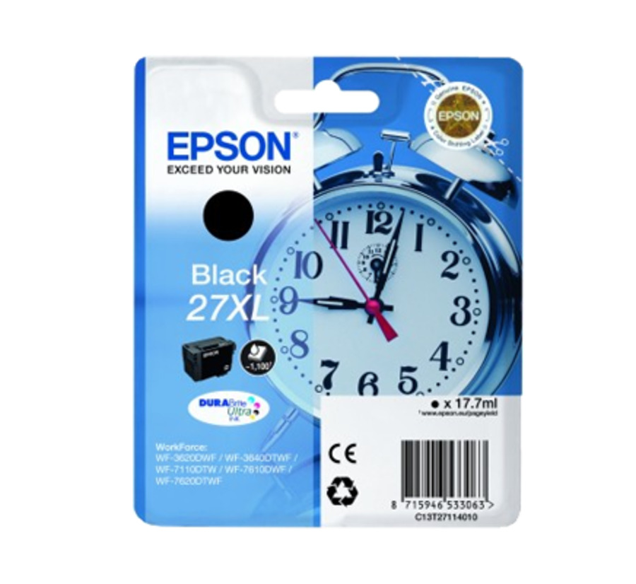 EPSON WF7110 T27114012 INK JET NERO XL