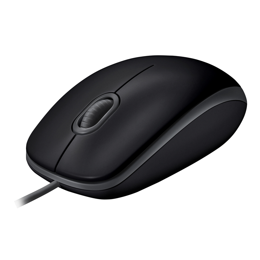 LOGITECH MOUSE WIRED B110 OPTICAL USB