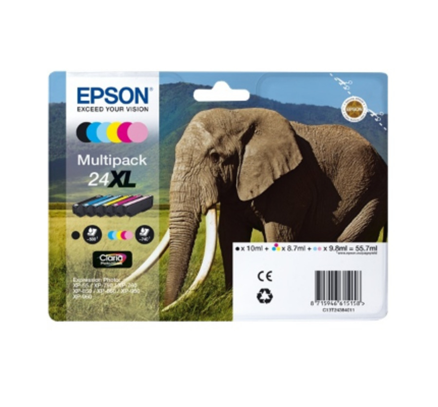 EPSON XP750 T2438 INK JET MULTIPACK HC