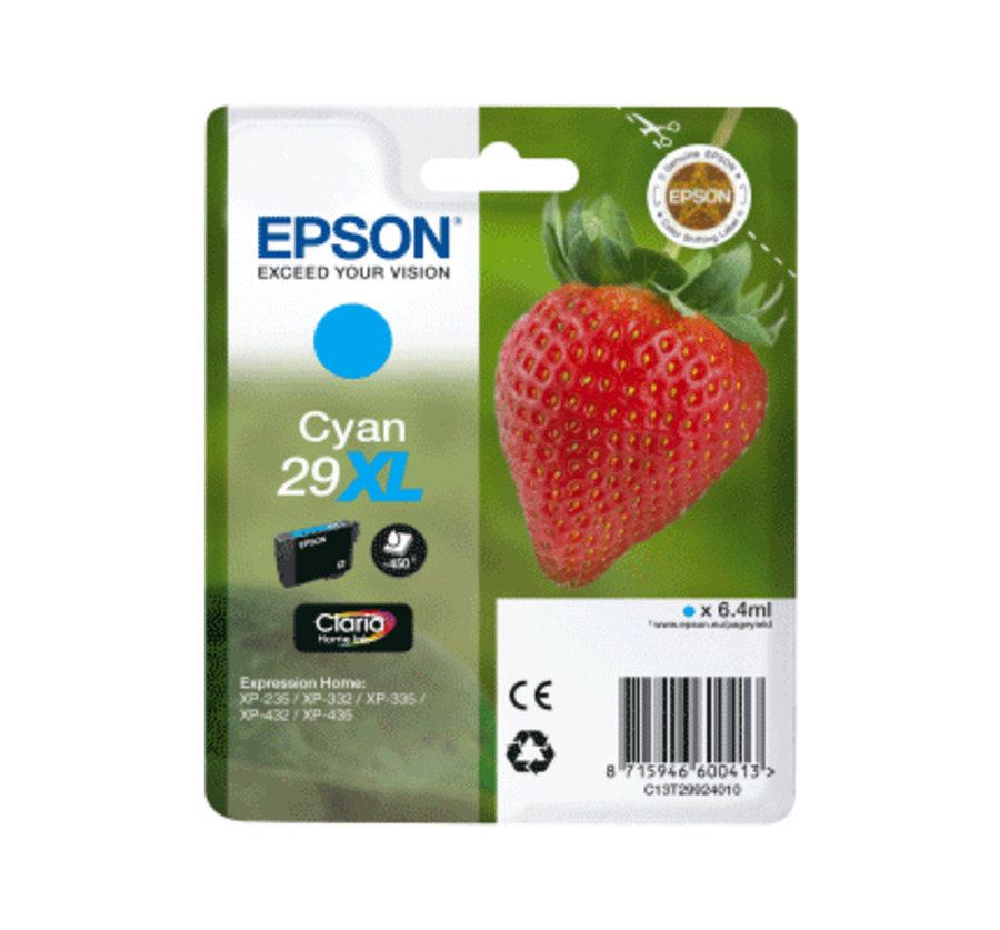 EPSON T29924012 INK CIANO XL