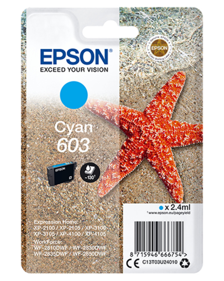 EPSON 603 INK CIANO ~