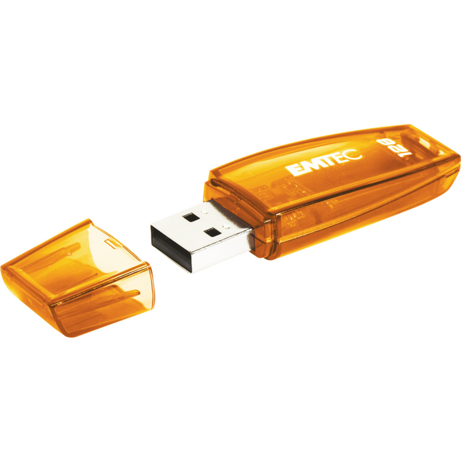 EMTEC PEN DRIVE USB 2.0 128GB ORANGE