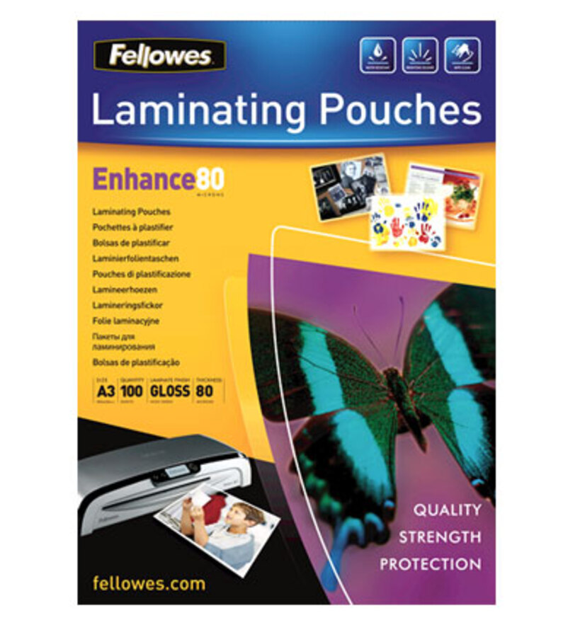 Fellowes Pouches Enhance 80 A3