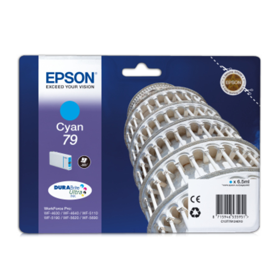 EPSON WF5620 T7912 INK JET CIANO