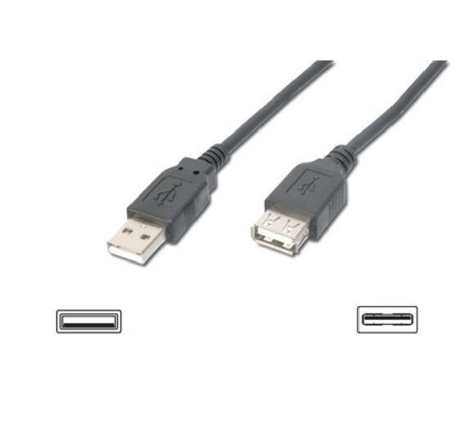 DK300202 PROL. USB 2.0 CONN. A-A 5MT