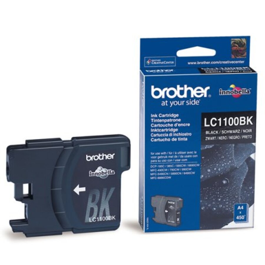 BROTHER LC-1100BK INK JET NERO 450PG