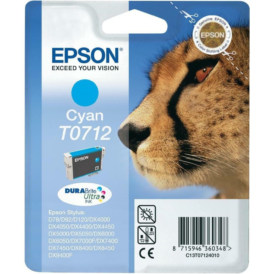 EPSON SD120 T07124012 INK JET CIANO