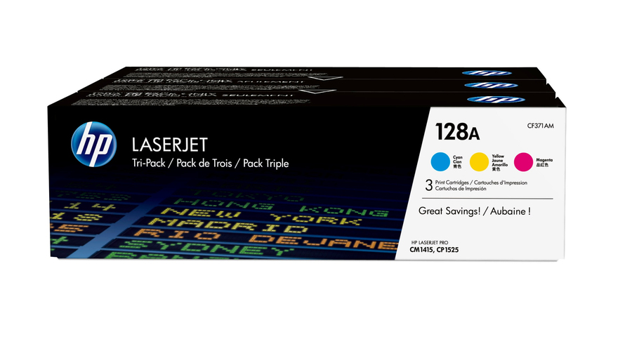 HP CF371AM N128A TONER COLORE C/M/Y