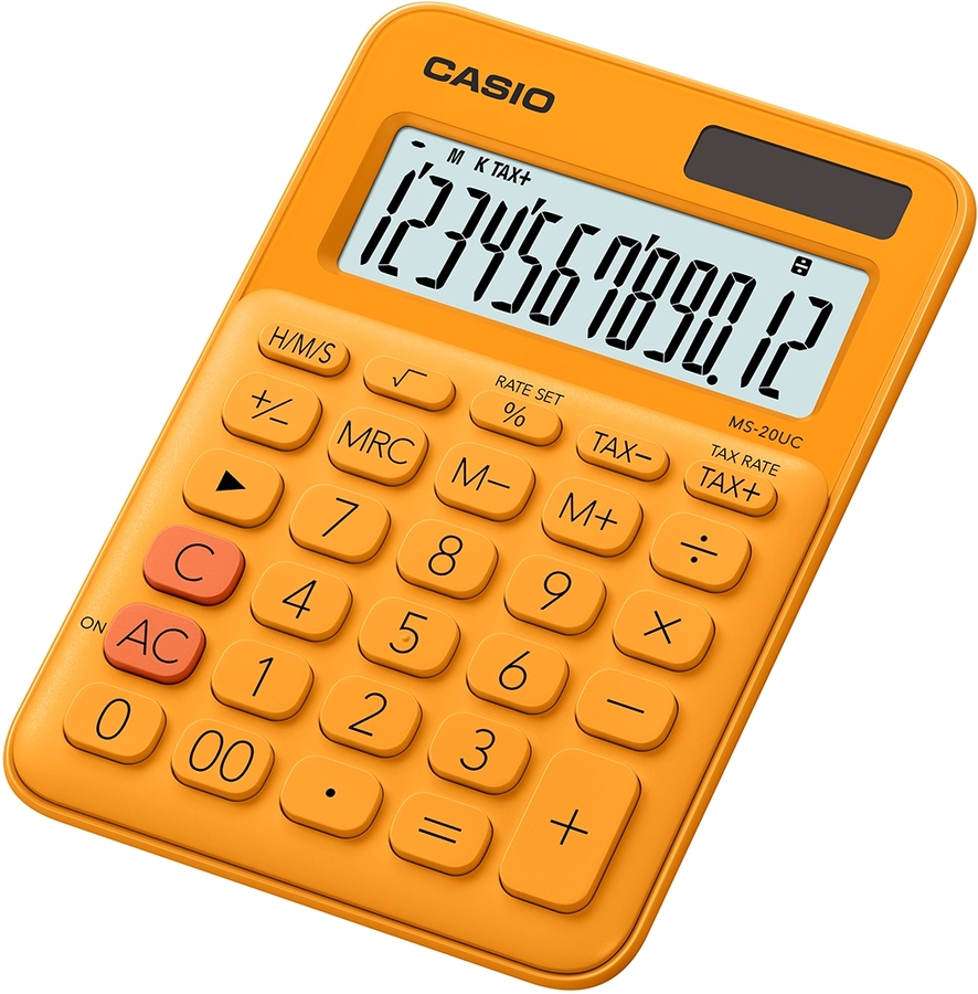 Casio Calcolatrice da Tavolo ARANCIONE