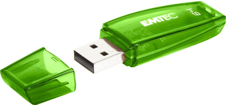 EMTEC PEN DRIVE USB 2.0 64GB GREEN