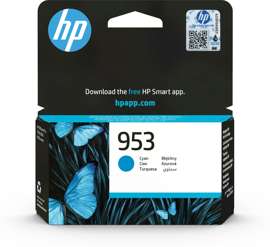 HP F6U12AE 953 INK CARTRIDGE CIANO