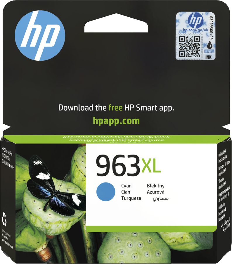 HP 3JA27AE 963 XL CARTUCCIA CIANO