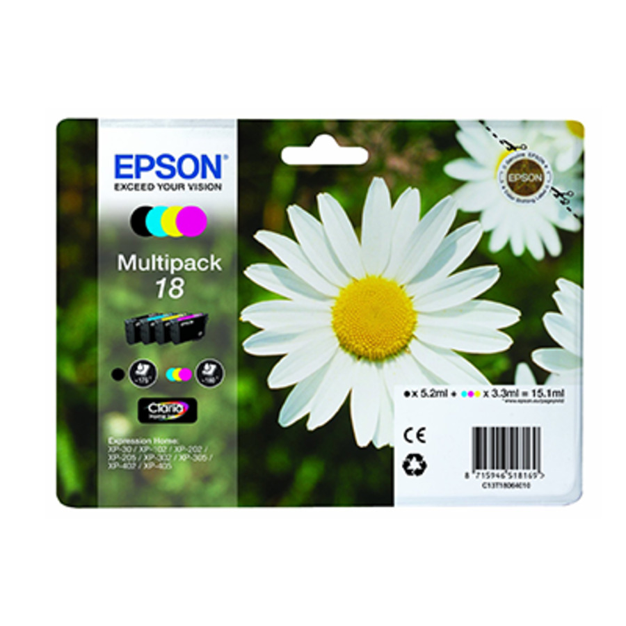 EPSON XP-102 T180640 INK JET MULTIPACK