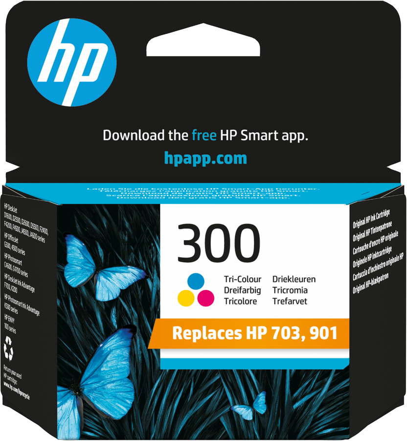 HP CC643EE N300 INK JET COLORE