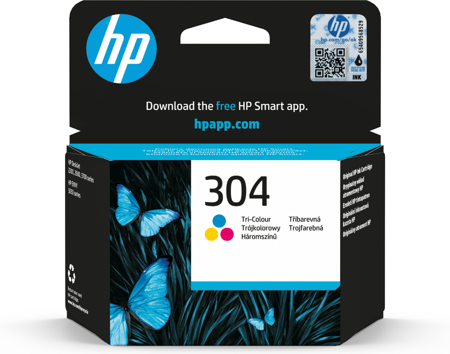 HP N9K05AE 304 INK CARTRIDGE TRI-COLOR