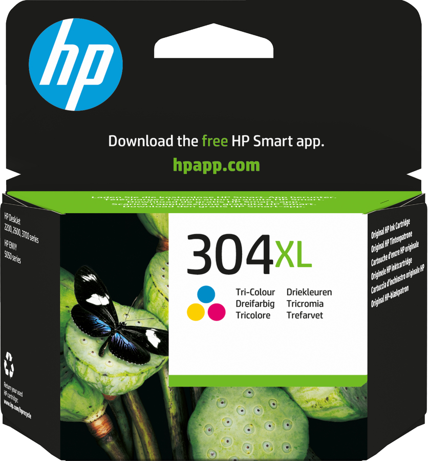 HP N9K07AE 304XL INK CARTRIDGE TRI-COLOR