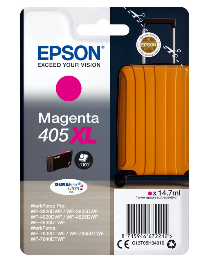 EPSON VALIGIA 405 XL DURABRITE MAGENTA